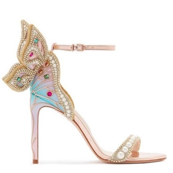 Sophia Webster Shoes - SOLD!! Sophia Webster | Rare Chiara 100 Crystal Embellished Butterfly Heels